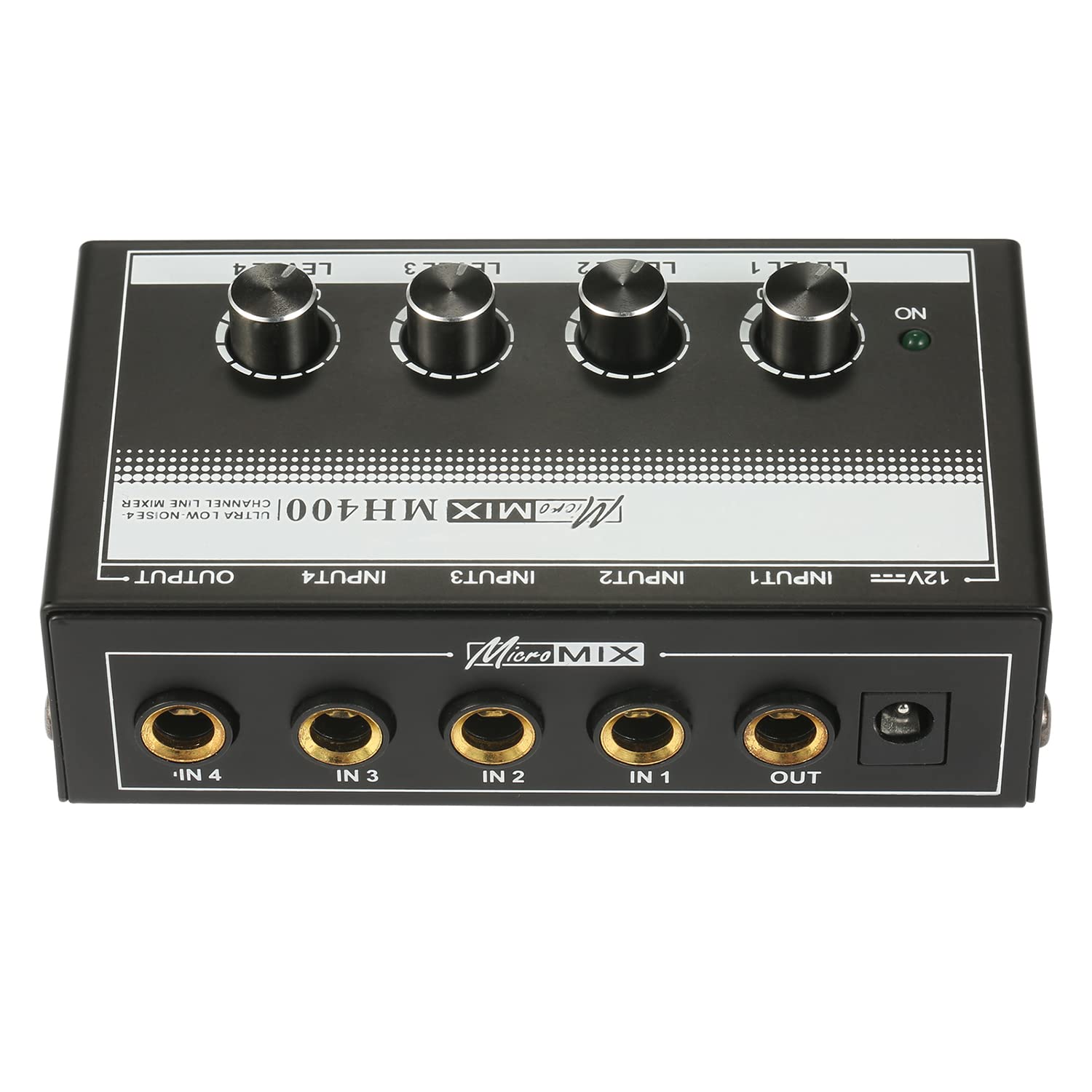 Amazon.co.jp: MH400 超低ノイズ 4 チャンネル ライン ミキサー ミニ